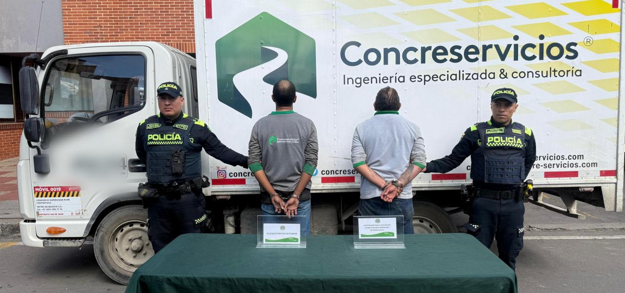 Las herramientas que pretendían hurtar están avaluadas en más de 20 millones de pesos.