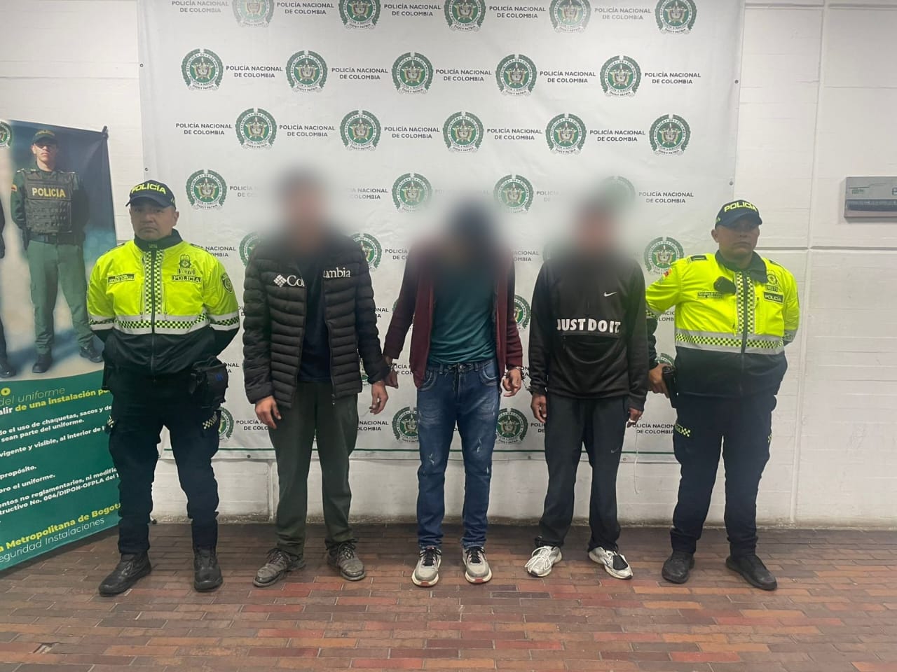 Capturados tres homicidas tras atentar contra dos personas en un bar al sur de Bogotá