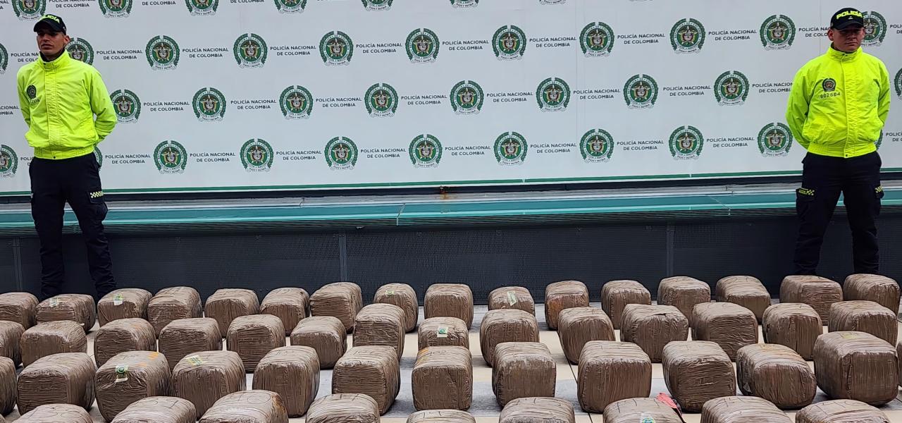 En Kennedy fueron incautadas cerca de dos toneladas de droga.