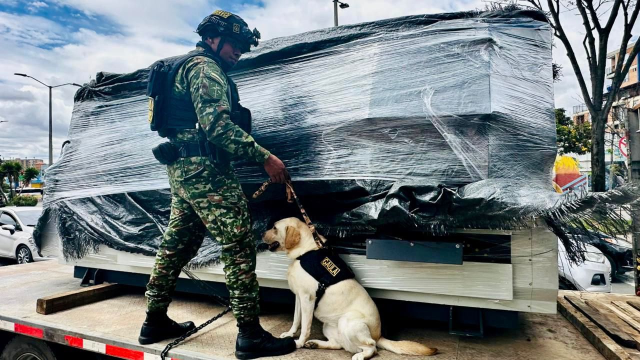 Incautados 418 kilos de cocaína en Bogotá que iban a ser enviados a Europa