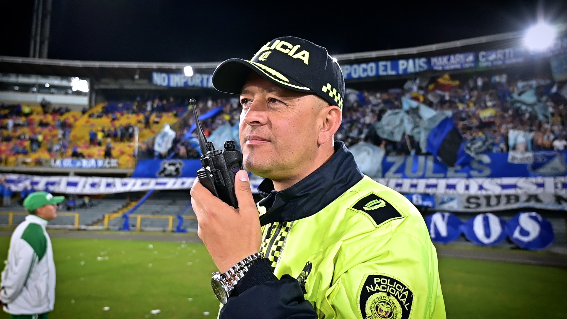 Cerca de 600 funcionarios garantizan la seguridad en cada partido de fútbol en Bogotá