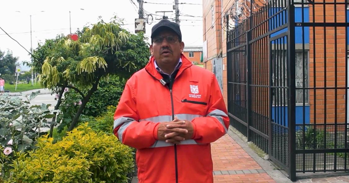 Martín Rojas el Gestor de Convivencia que arriesga su vida para recuperar los parques de la localidad de Bosa