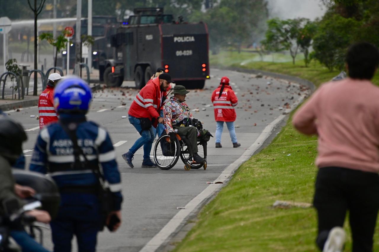 95 de cada 100 protestas en Bogotá se gestionan por medio del diálogo 