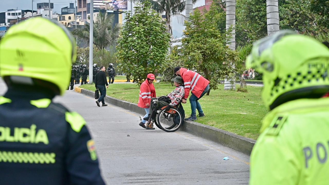 95 de cada 100 protestas en Bogotá se gestionan por medio del diálogo 