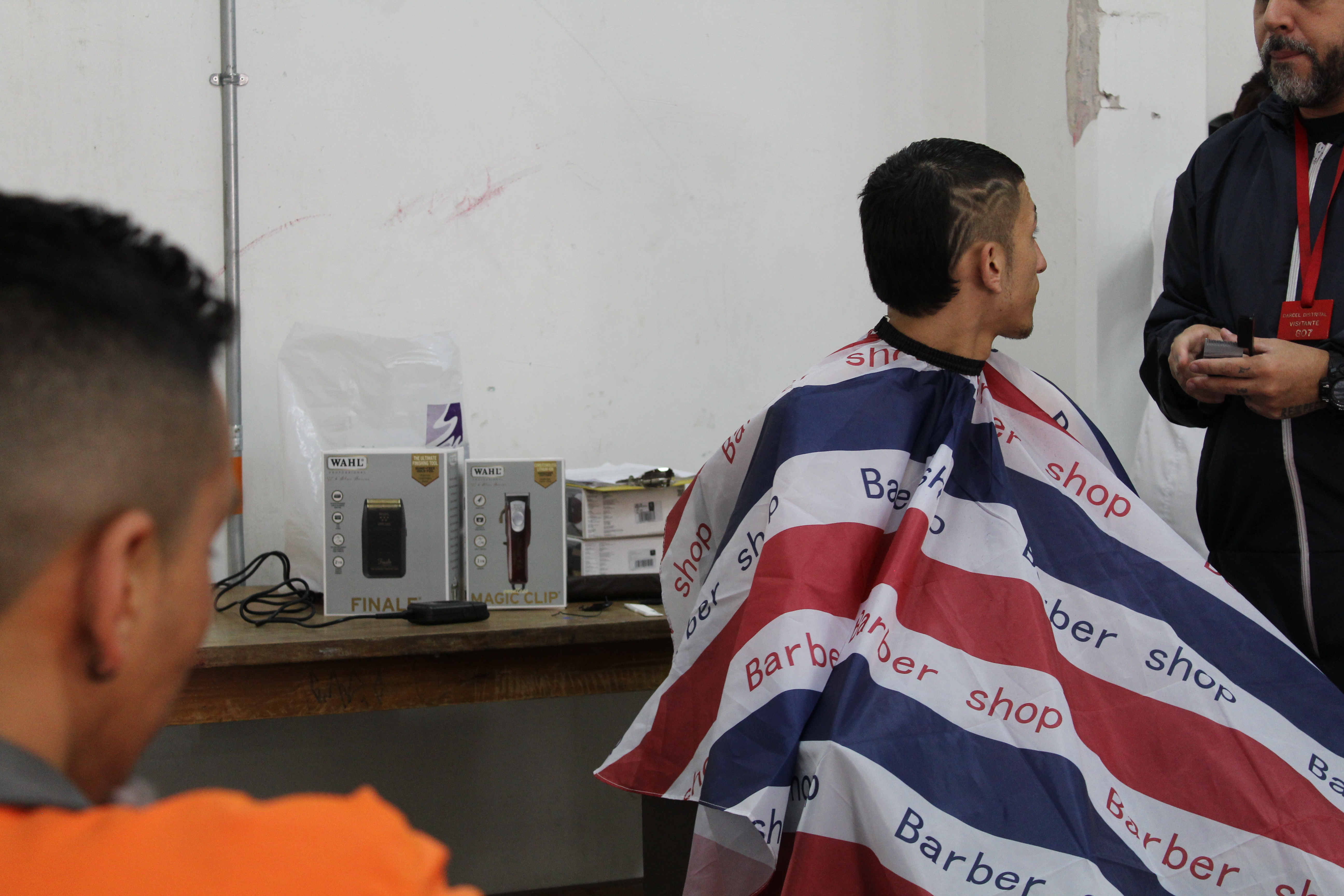 Taller de Barbería en la Cárcel Distrital.