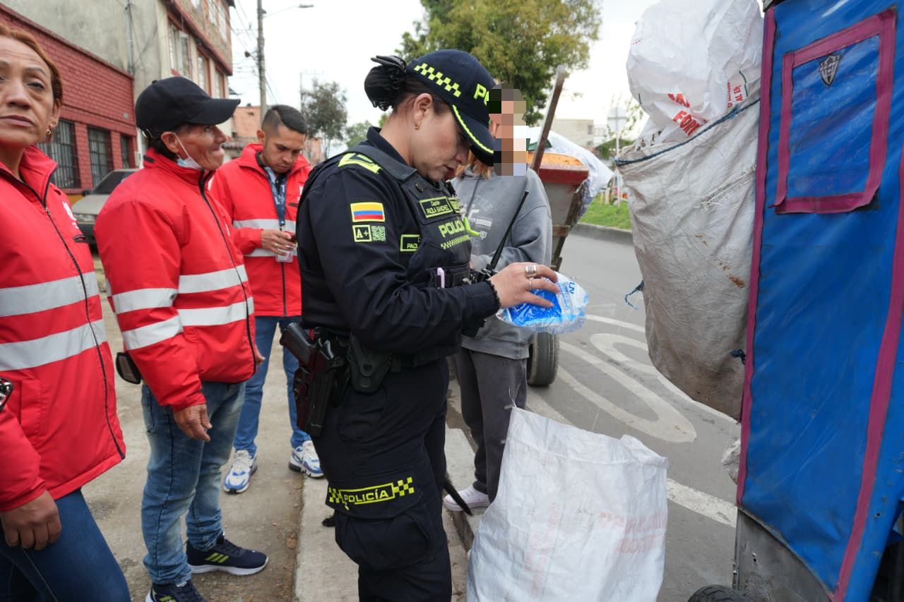 Autoridades refuerzan la seguridad con intervención en el sector de La Carrilera en Fontibón