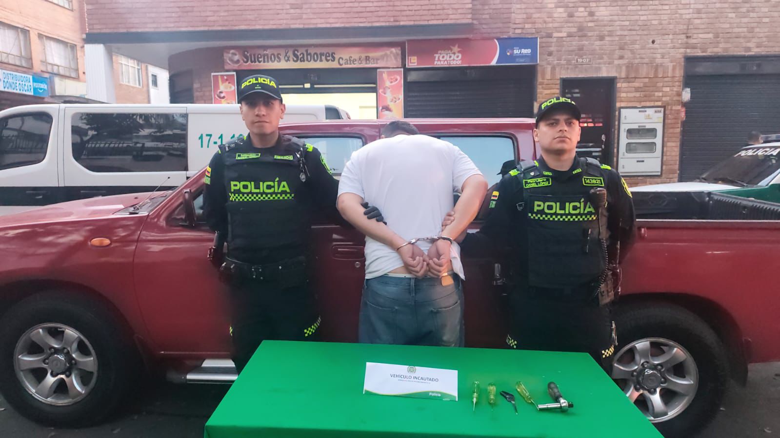 Recapturado ‘Llave maestra’, ladrón de vehículos con brazalete del INPEC