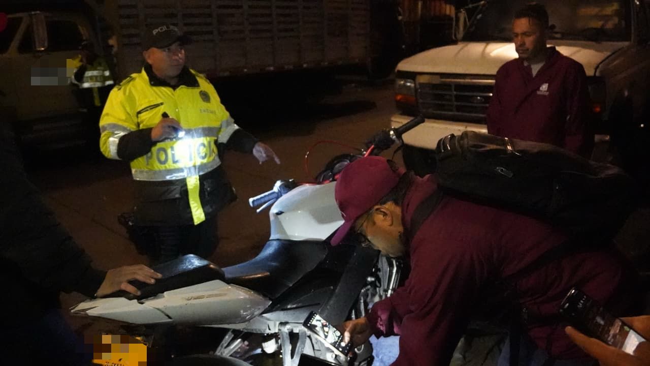 Recuperada moto hurtada que se camuflaba con placa falsa en Los Mártires