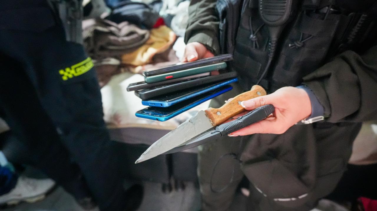Operativo en pagadiarios de La Capuchina deja 15 celulares incautados presuntamente hurtados