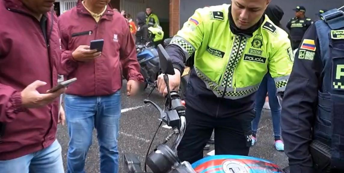   Operativo en pagadiarios de La Capuchina deja un capturado por una motocicleta con número de motor borrado