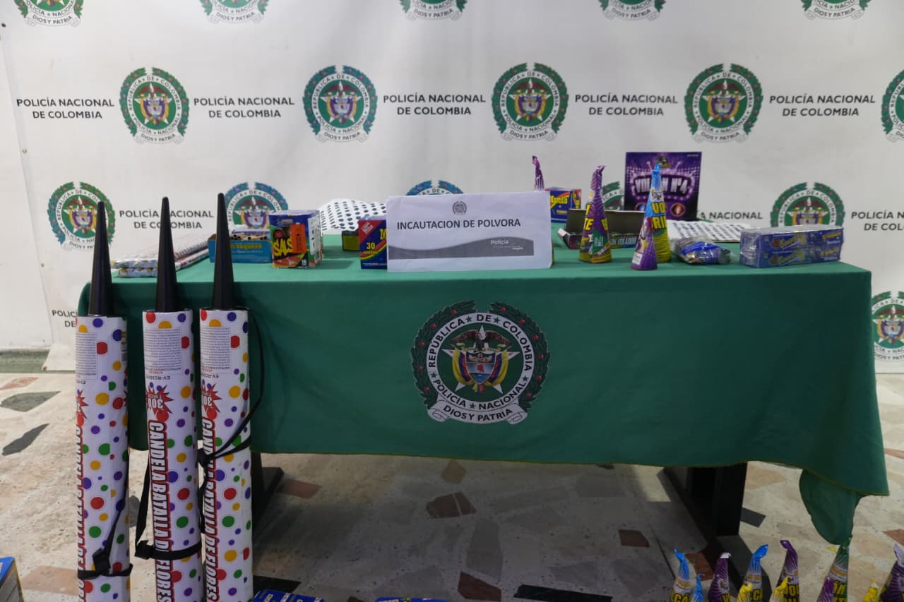 Hallados más de 80 kilos de pólvora que iban a ser comercializados ilegalmente en Kennedy
