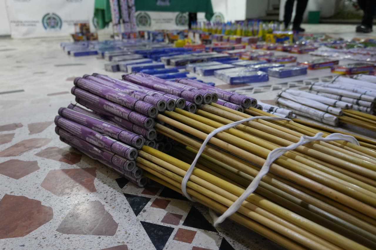 Hallados más de 80 kilos de pólvora que iban a ser comercializados ilegalmente en Kennedy
