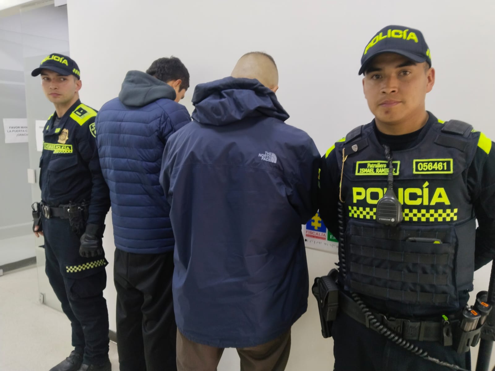 Persecución en Usaquén: capturados dos hombres con placas adulteradas