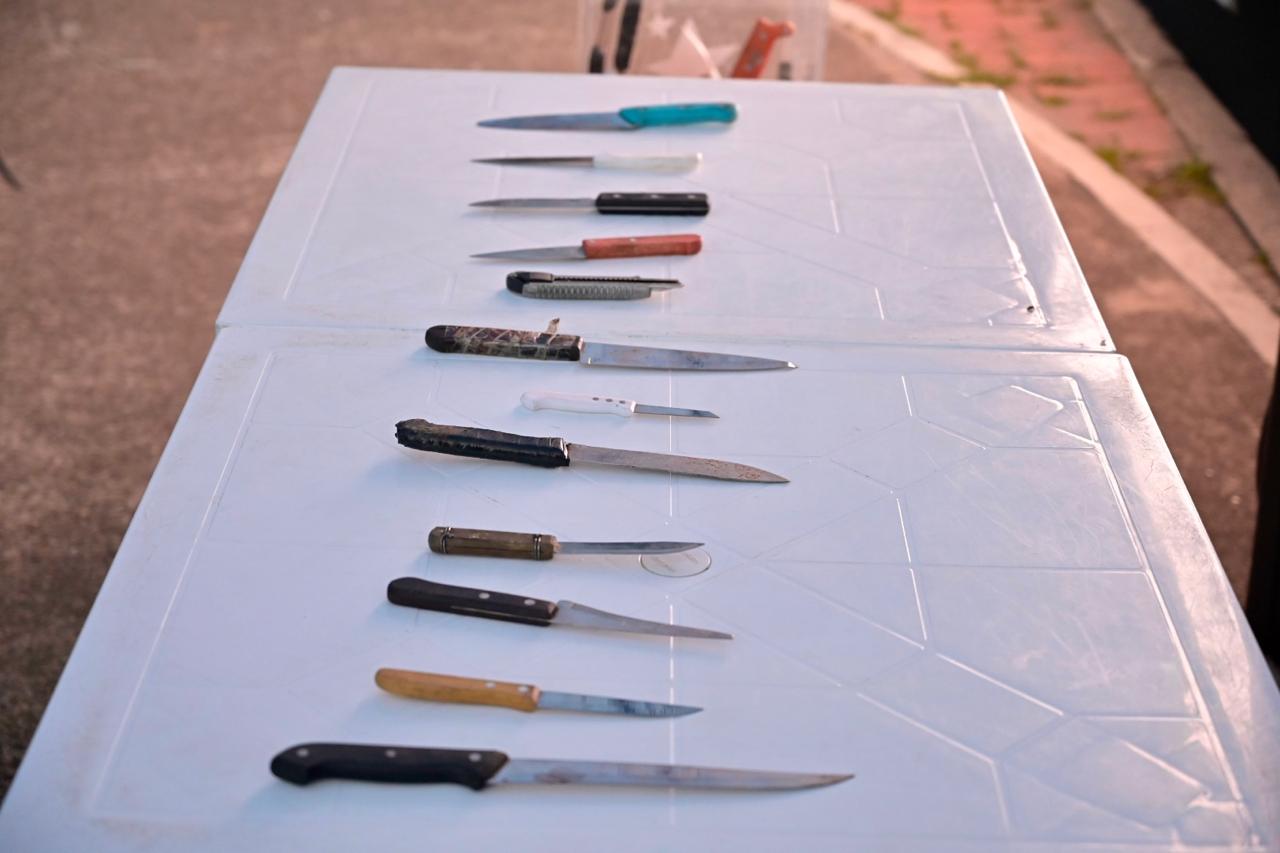 En Plan Desarme comunidad de Bosa entregó armas cortopunzantes para prevenir hechos de violencia