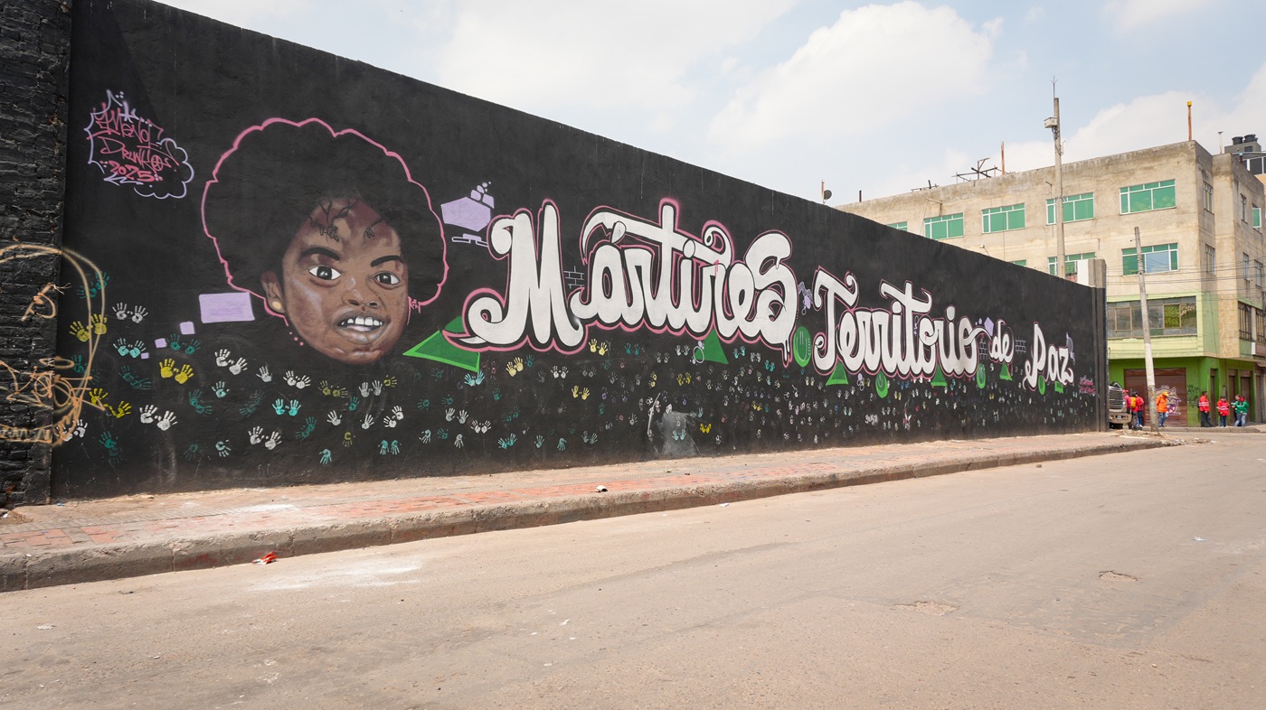 Grafitti en una pared 