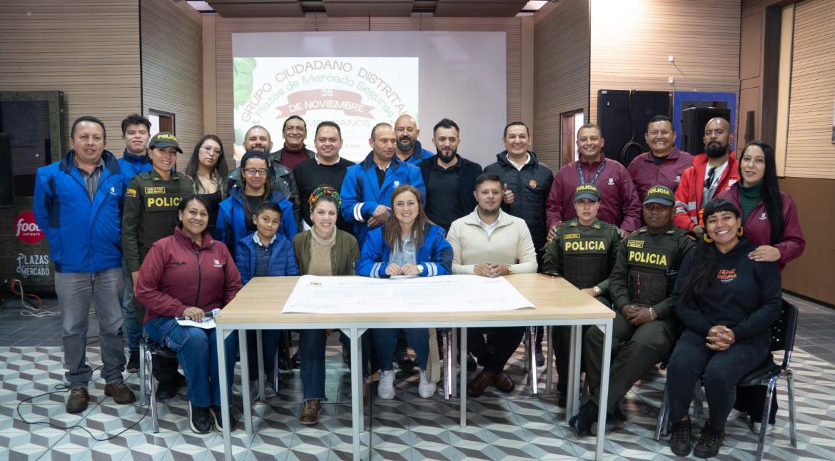 Plazas Distritales de Mercado firmaron pacto para fortalecer la seguridad y la convivencia en Bogotá