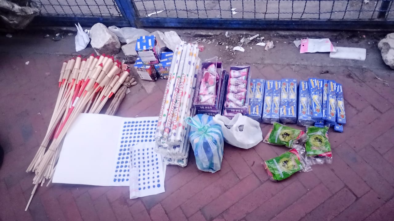 Más de 6.500 unidades de pólvora fueron incautadas en operativo en Bosa