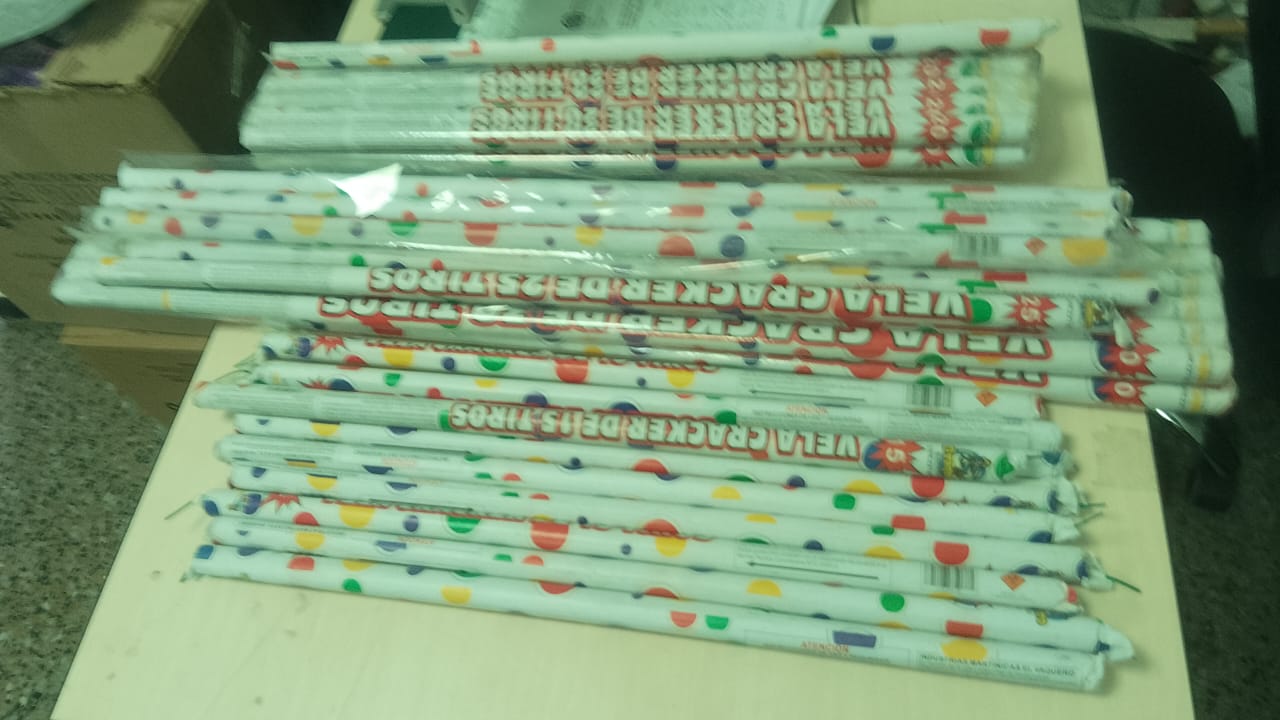 Más de 6.500 unidades de pólvora fueron incautadas en operativo en Bosa