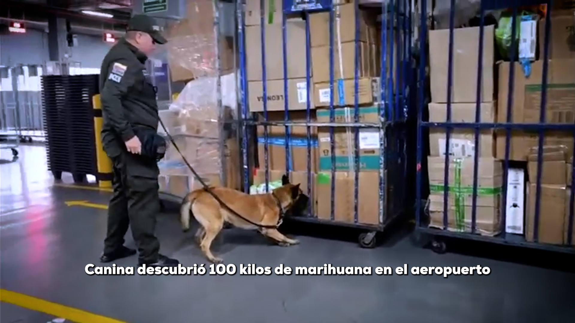 Droga incautada en el aeropuerto