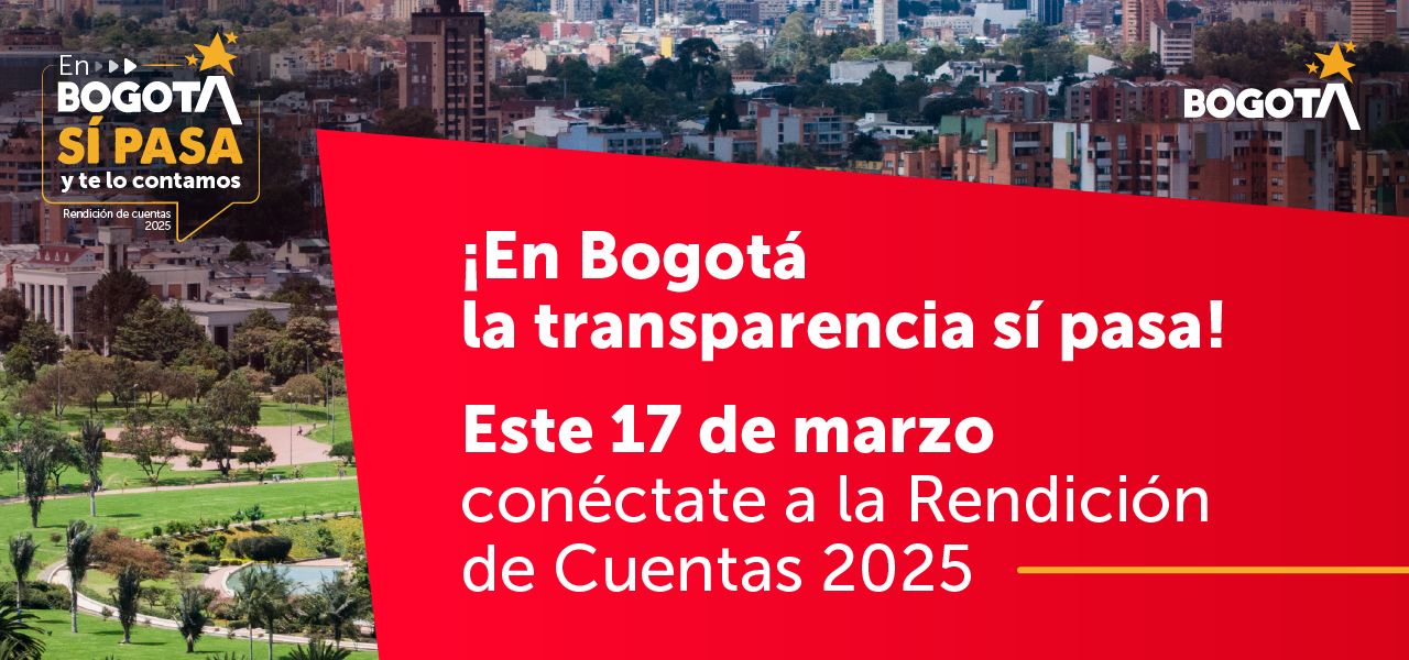 Participe el martes 17 de marzo en la Audiencia Pública de Rendición de Cuentas 2025 de la Administración Distrital