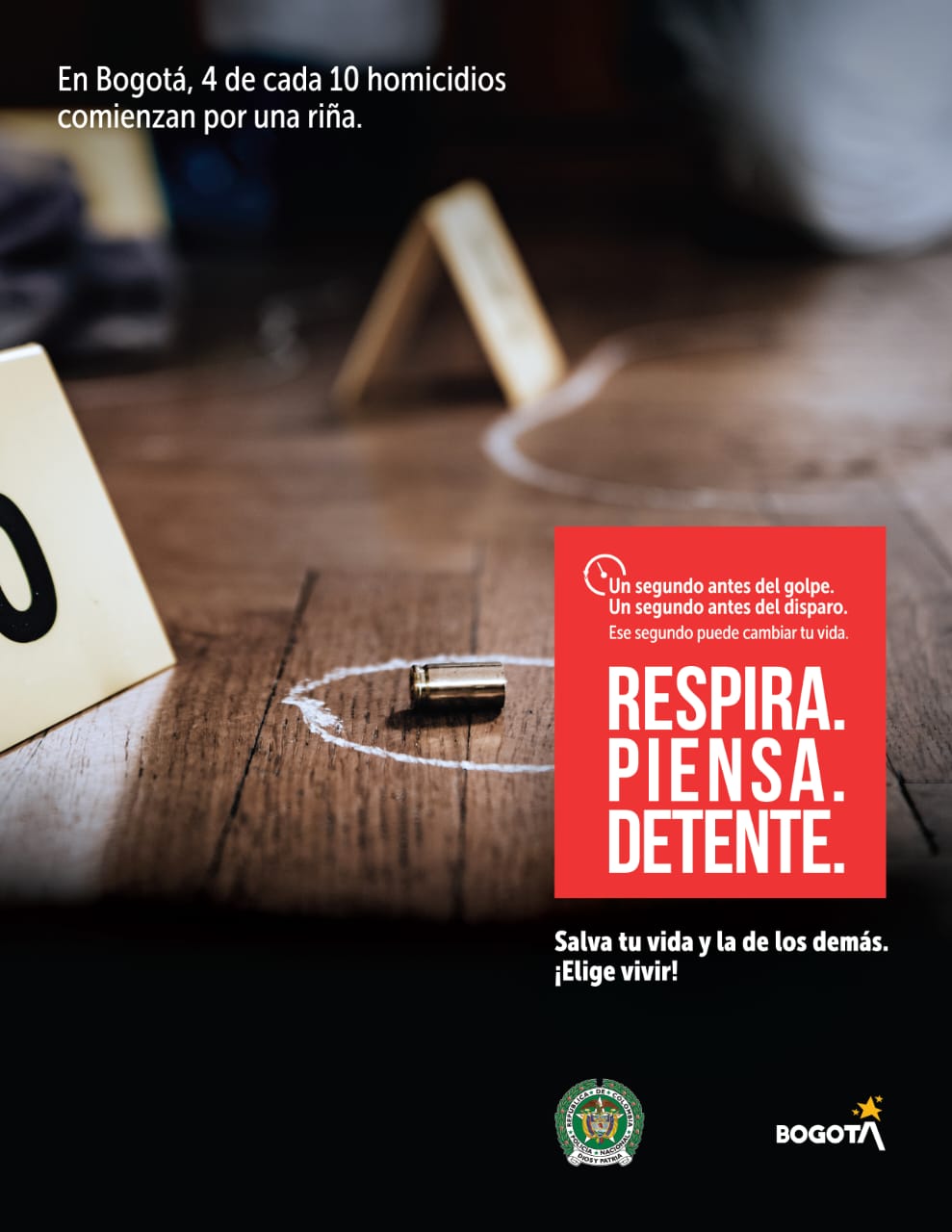En Bogotá, 4 de cada 10 homicidios comienzan con una riña: Distrito y Policía lanzan campaña para seguir reduciendo este delito