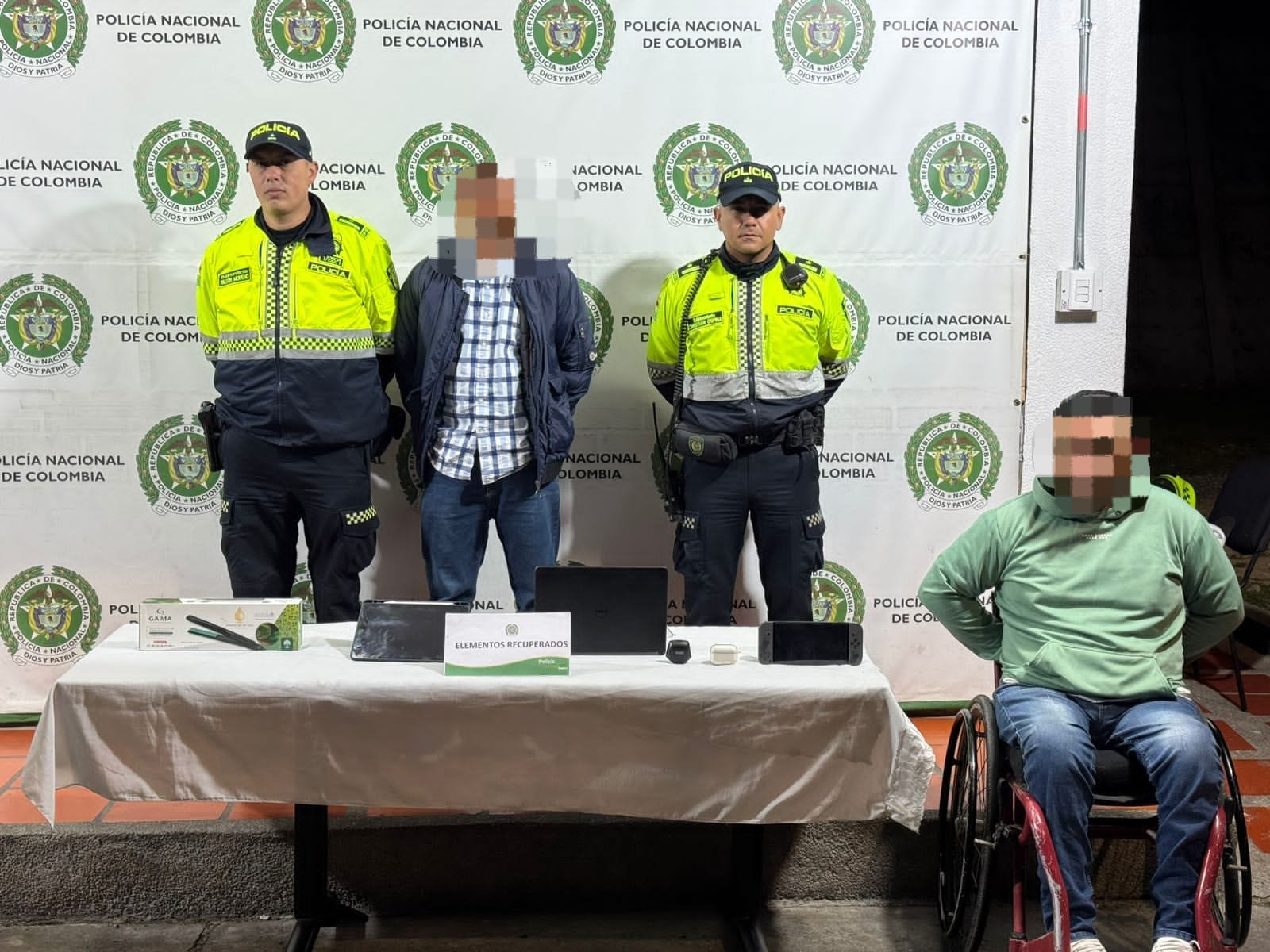 Capturados dos ‘rompevidrios’ en Chapinero: uno de ellos robaba en silla de ruedas