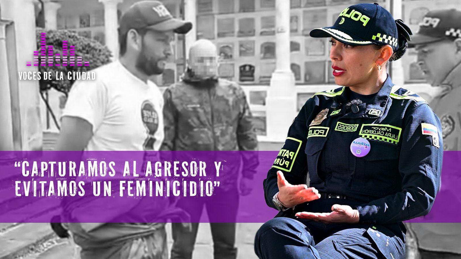 Así evitó la Patrulla Purpura un feminicidio en Bogotá