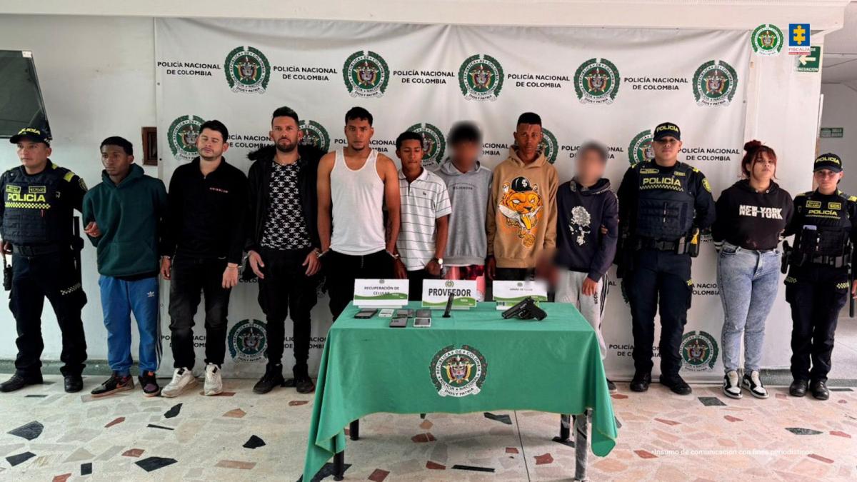 Estos delincuentes secuestraban a conductores para extorsionar.