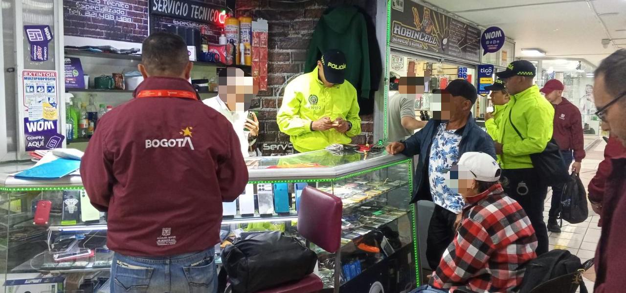 Operativo contra el hurto a celulares.