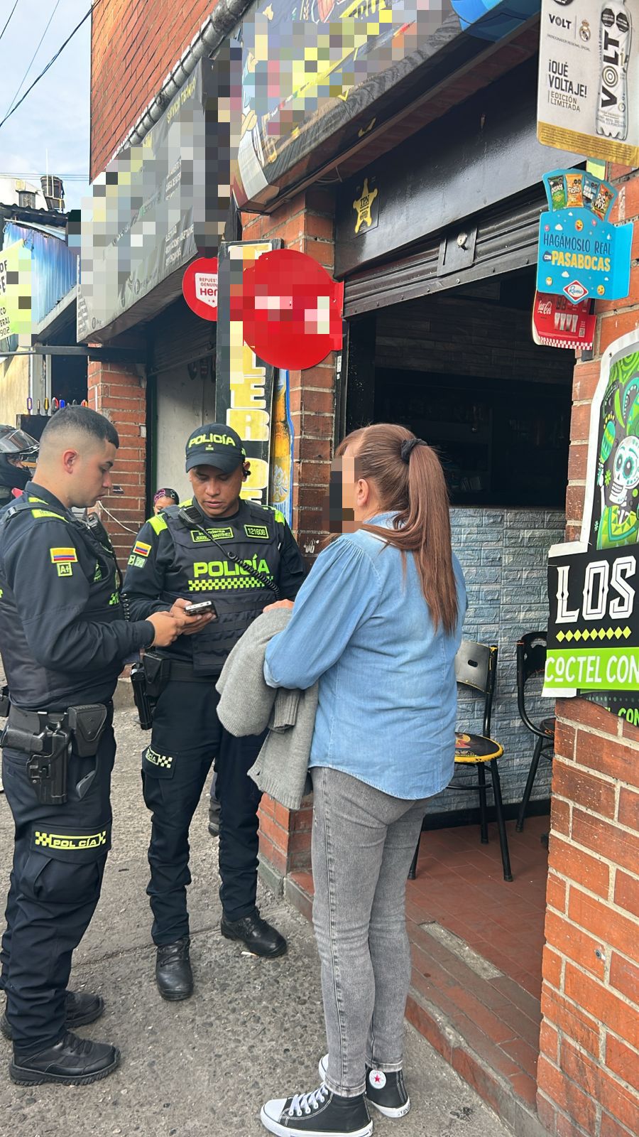 Megatoma interinstitucional en el sector de Antonio Nariño.