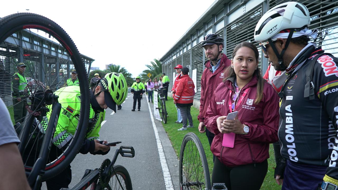 Dispositivo de seguridad para el Día sin carro y sin moto en Bogotá: en lo corrido de 2026 el hurto de bicicletas se ha reducido 56 %