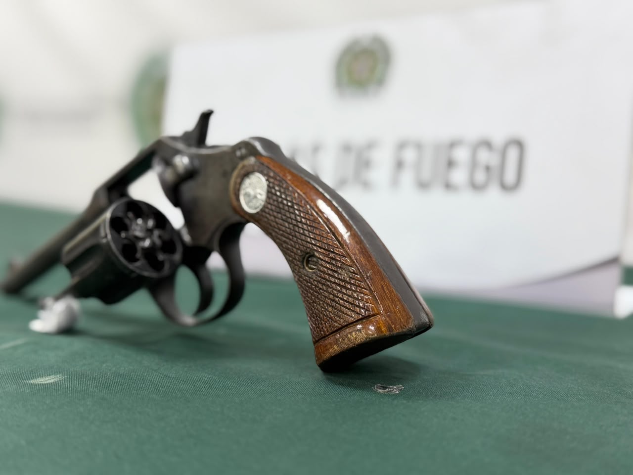 Arma de fuego incautada