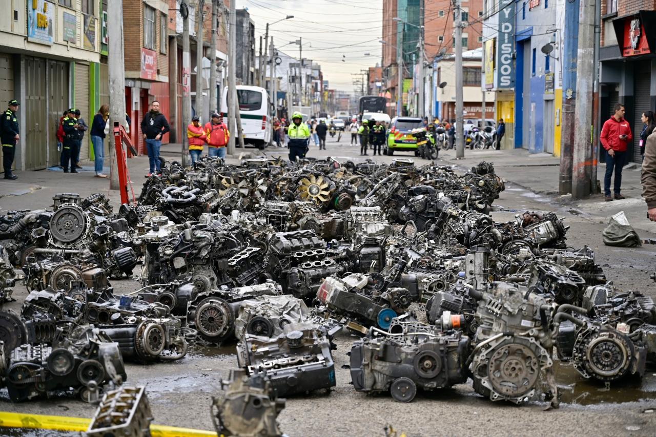 Hurto de vehículos en Bogotá se reduce un 25 % en 2025