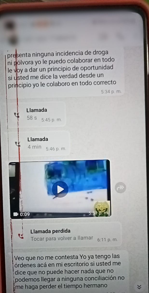 Conversación de whatsapp 