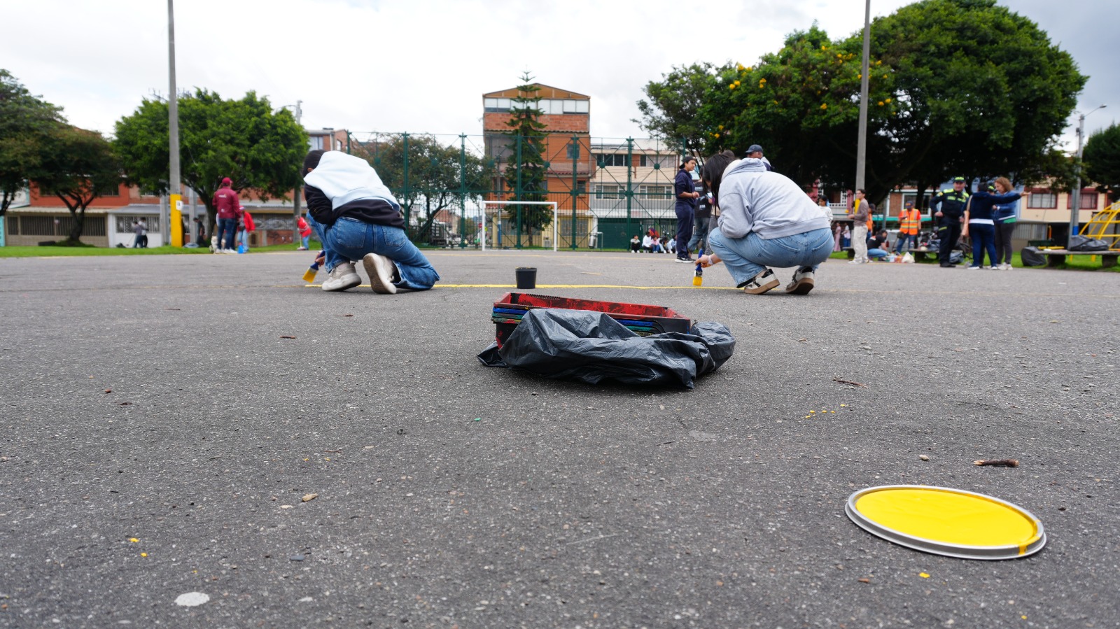 Del deterioro, el desorden y la basura, al color y el disfrute de la comunidad: así se transformó el parque San Marcos en Engativá