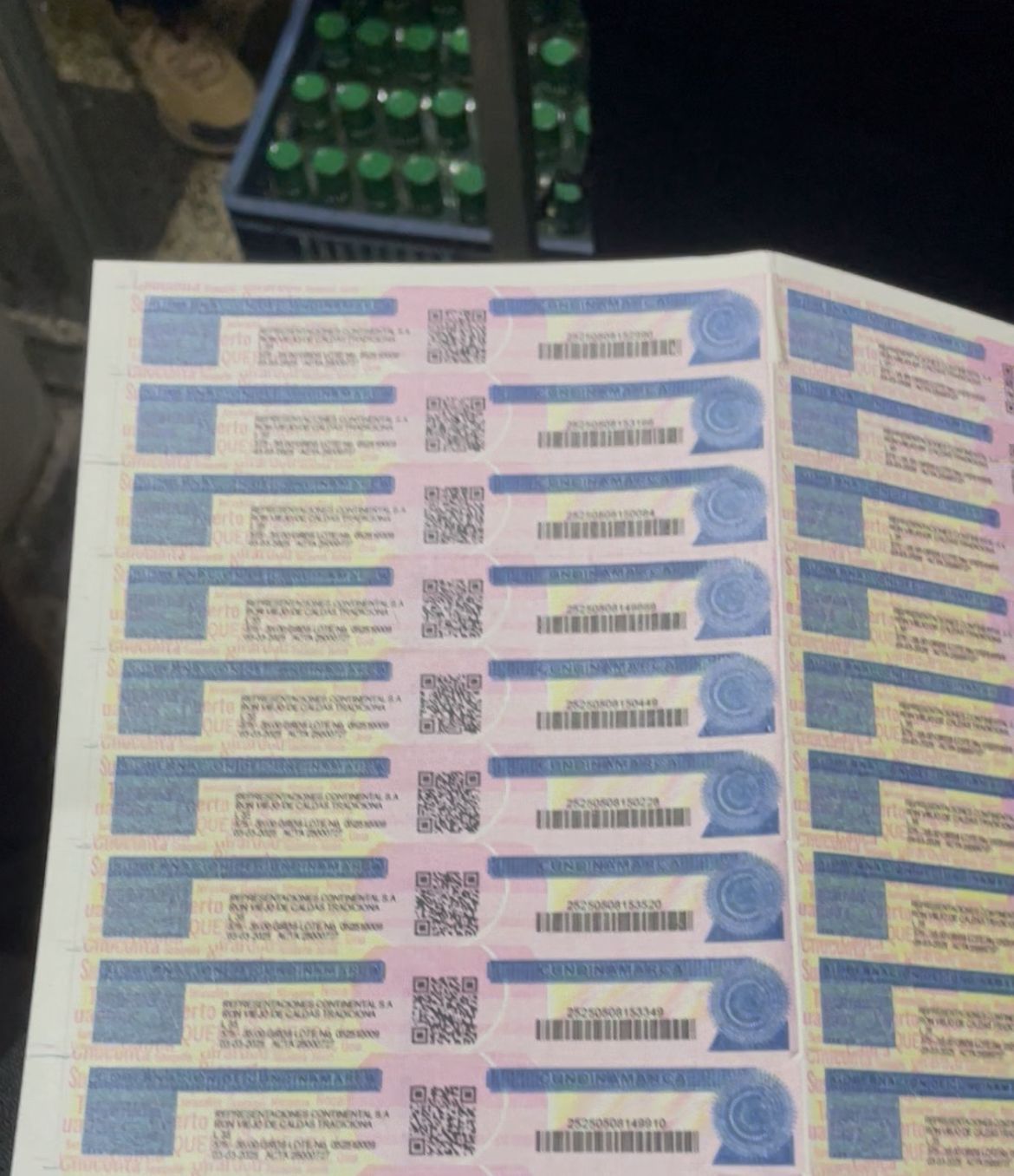 Desmantelado centro de acopio con 350 botellas de licor adulterado en Bosa