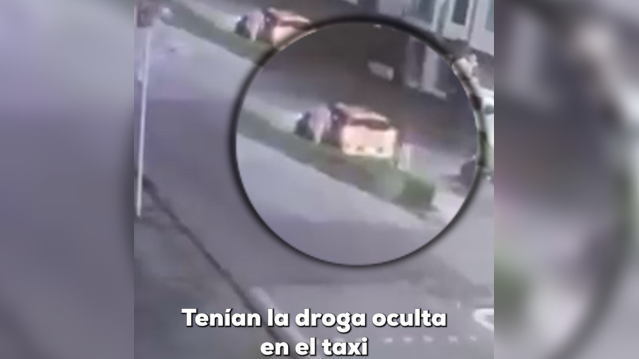 Video | Sorprendidos y capturados en flagrancia cuando transportaban marihuana en un taxi en el barrio Egipto