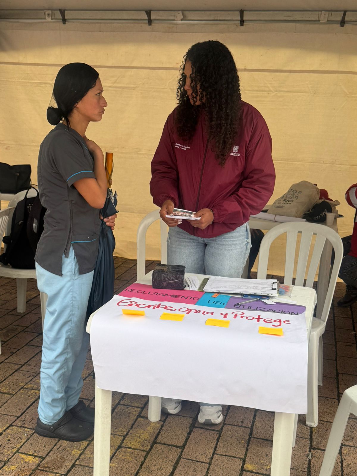 Distrito lanzó en Plaza España nueva Unidad Móvil de Derechos Humanos: entidades como puente de prevención