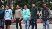 Seis hombres capturados